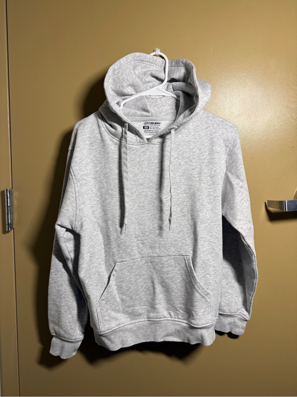 Cocoburry Pullover Hoodie Light Gray - Classic Comfort Woman’s XS